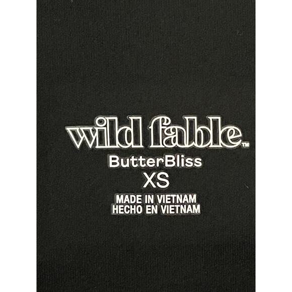 Wild Fable Leggings Womens XS Black White ButterBliss High Rise Side Stripe Yoga - Picture 6 of 9